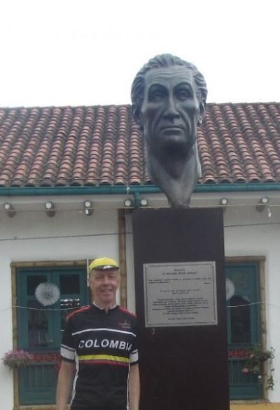 Paul Brown Cycling on the  tour with redspokes